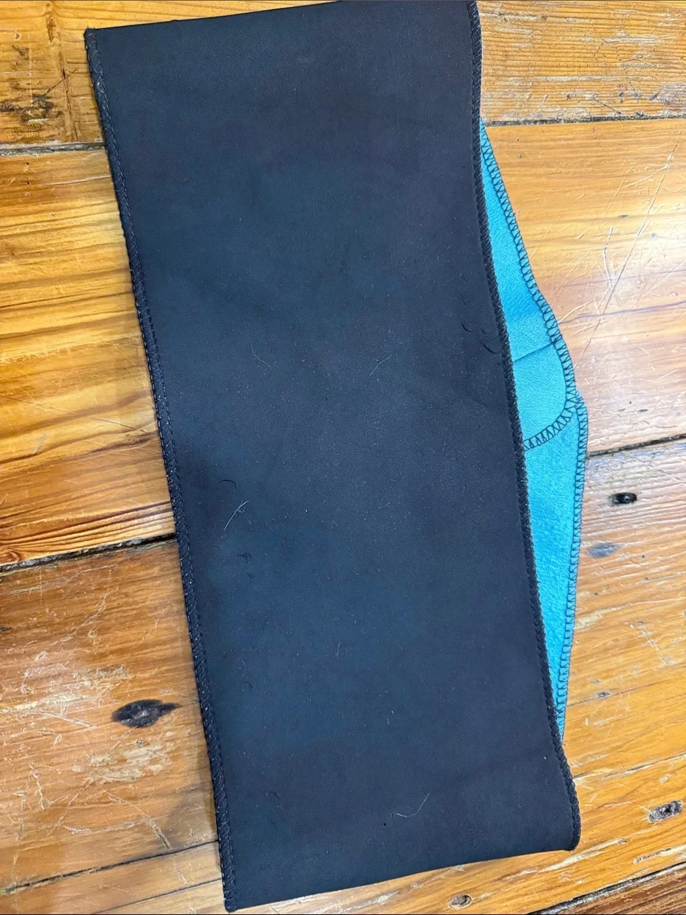 Danskin Turquoise and Black Fitness Waist Belt